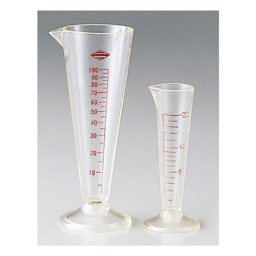 メートルグラス（ＴＰＸ製） 20ML ﾒｰﾄﾙｸﾞﾗｽ(TPXｾｲ)(08-2520-03)【サンプラテック】[1本単位](松吉