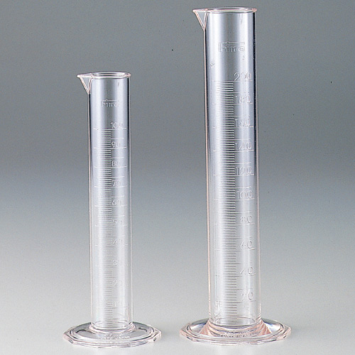 メスシリンダー（ＭＳ樹脂製）透明 50ML(1003) ﾒｽｼﾘﾝﾀﾞｰ(MSｾｲ)ﾄｳﾒｲ(08-2535-03)【サンプラテ