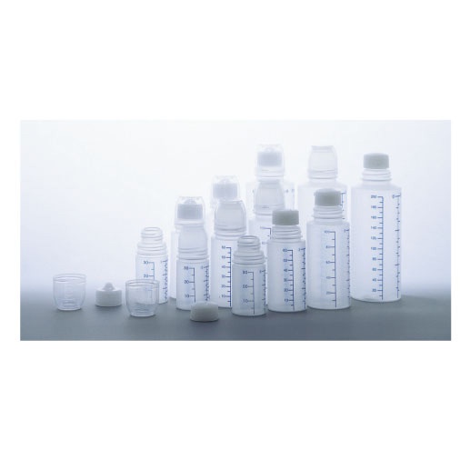 投薬瓶Ｍボトル（滅菌済） 60CC(15ﾎﾝX20ﾌｸﾛｲﾘ) ﾄｳﾔｸﾋﾞﾝMﾎﾞﾄﾙﾒｯｷﾝｽﾞﾐ キャップ：黄(08-29