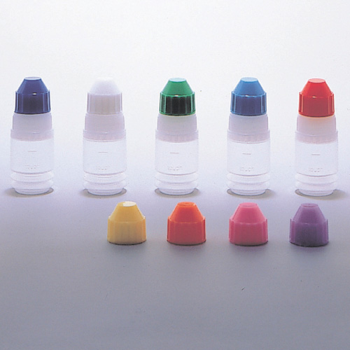 点眼容器タッチ3号(未滅菌) テンガンヨウキタッチ3ゴウミメッキン(08-3050-03)10CC(100ポンイリ)本体:白 キャップ:オレンジ 本体:白/キャップ:オレンジ