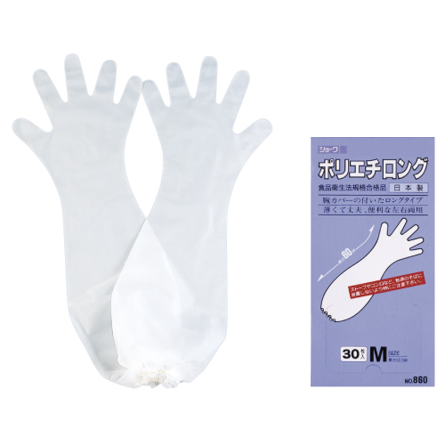 ポリエチロング NO.860(M)30ﾏｲｲﾘ ﾎﾟﾘｴﾁﾛﾝｸﾞ(10-3190-00)[1箱単位](松吉医科器械)[箱]