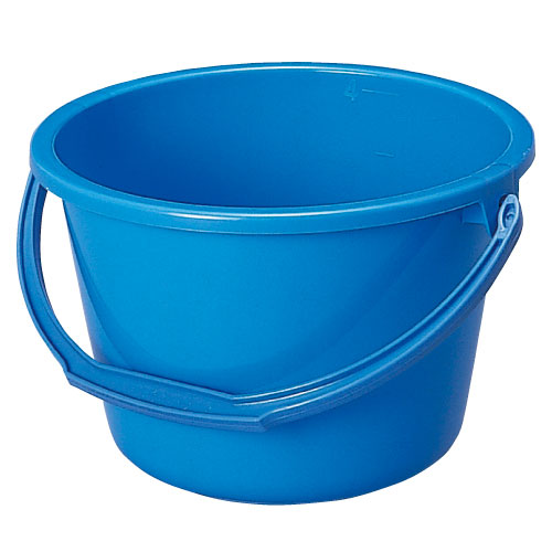 ポリバケツ（６．５Ｌ） YB-6(280X185MM) ﾎﾟﾘﾊﾞｹﾂ ブルー(10-3320-02-01)【矢崎化工】[1個単