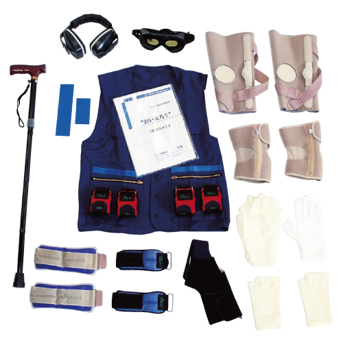高齢者体験装具 おいたろう 12289-000(KT27)ｺｳﾚｲｼｬﾀｲｹﾝｿｳｸﾞｵｲﾀﾛｳ(11-2795-00)