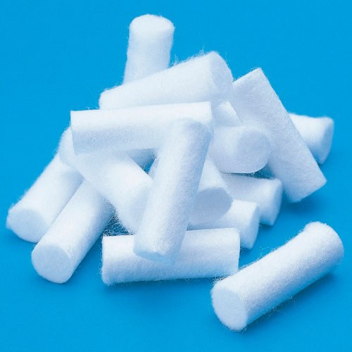 ローラーコットン ﾛｰﾗｰｺｯﾄﾝ NO.1(10X30MM)100Gｲﾘ【1袋単位】(19-2630-00)