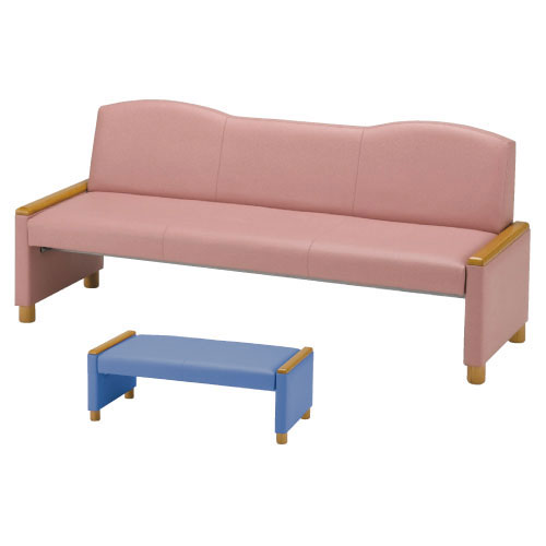 松吉医科器械 ロビーチェア(背付) ロビーチェア MY-N3110 ワイン(19-4725-01-03)【1台単位】