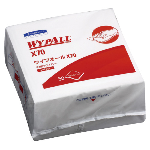 ワイプオールＸ７０（４つ折） 60570(50ﾏｲX18ﾊﾟｯｸ) ﾜｲﾌﾟｵｰﾙX70(4ﾂｵﾘ)(20-2381-00)【日