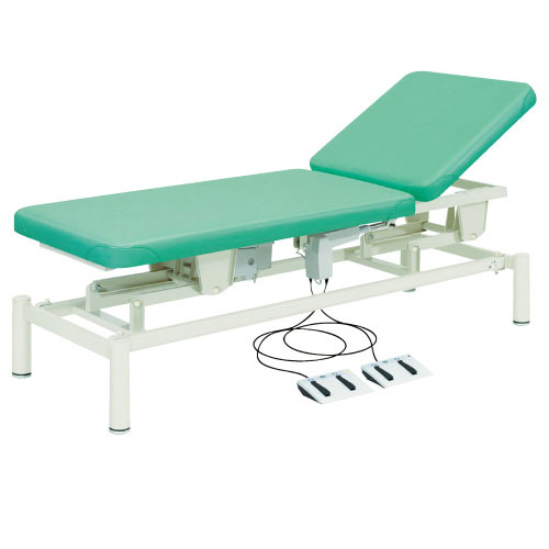 電動診察台（２Ｍ電動ベッド） TB-949(W65XL190CM) 2Mﾃﾞﾝﾄﾞｳﾍﾞｯﾄﾞ ビニルレザーライトブルー(20-