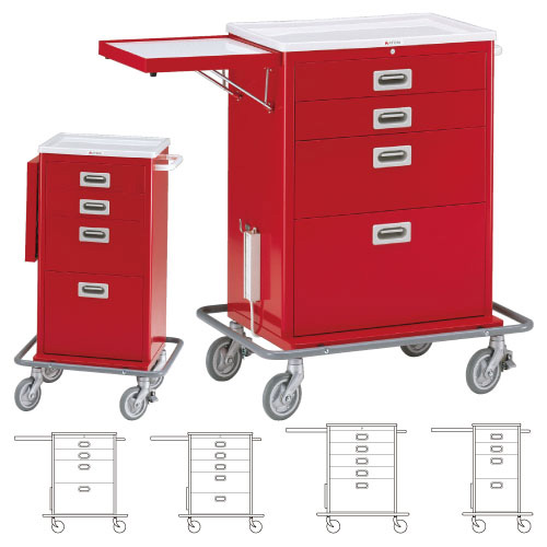 エマージェンシカートＥ－１タイプⅡ型 55107 ｴﾏｰｼﾞｪﾝｼｶｰﾄE-1ﾀｲﾌﾟ2(20-3890-01)【アトムメディカ