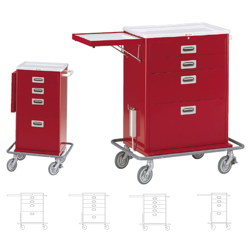 エマージェンシカート用酸素ボンベ架 55206(1ｸﾐ) ｴﾏｰｼﾞｪﾝｼｶｰﾄﾖｳﾎﾞﾝﾍﾞｶ(20-3892-01)【アトム