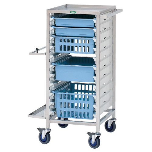 包帯交換カート ﾎｳﾀｲｺｳｶﾝｶｰﾄ(20-4097-00)C34-T10103TNブルー ブルー(松吉医科器械)[台]