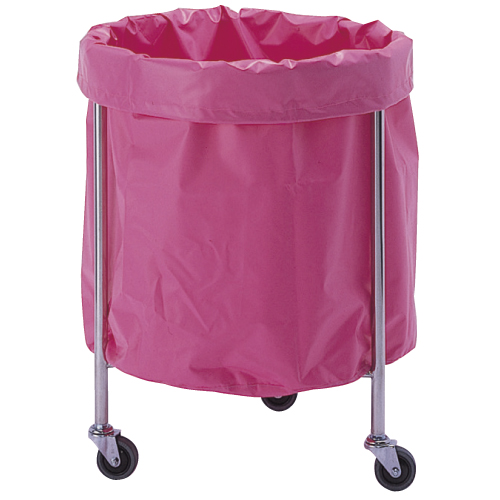 カラフルランドリーバッグ（丸型） SK-248･AM-B(ﾌﾞﾙｰ)ｶﾗﾌﾙﾗﾝﾄﾞﾘｰﾊﾞｯｸﾞﾏﾙｶﾞﾀ(20-4600-00)