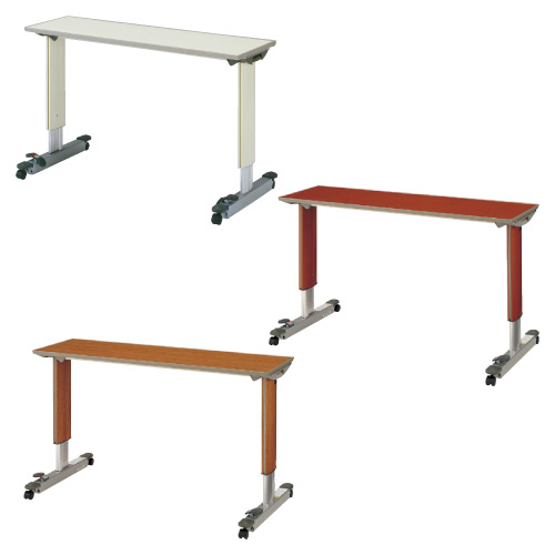 オーバーベッドテーブル（ワイド） KF-833LA(ｱｲﾎﾞﾘｰ) ｵｰﾊﾞｰﾍﾞﾄﾞﾃｰﾌﾞﾙ(20-5060-00)【パラマウントベッド】[1台単位]