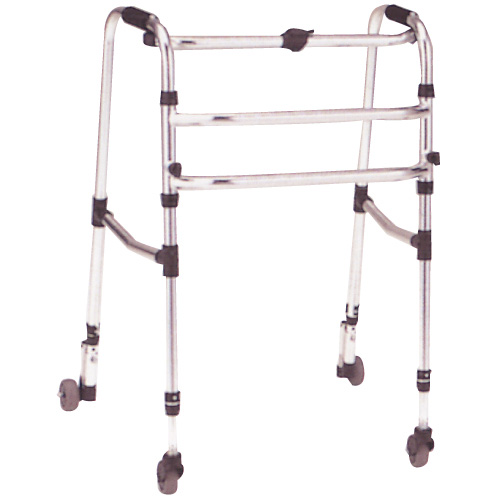 松永製作所 固定歩行器（前後先ゴムタイプ） ｺﾃｲﾎｺｳｷ(ｾﾞﾝｺﾞｻｷｺﾞﾑ) CMS-90B(ｵﾘﾀﾀﾐ)(20-6270-03)【1台単位】