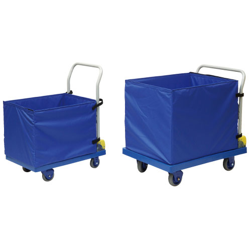 【廃盤】運搬車（収納ボックス付静音台車） NP-107EGS ｳﾝﾊﾟﾝｼｬ(ｼｭｳﾉｳﾎﾞｯｸｽﾂｷ(23-2033-00)【