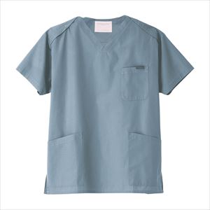 パントン スクラブ（男女兼用） 7000SC(L) ダークグレーLダークグレー【フォーク】(7000SC)(23-2190-03-04)【1単位】