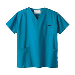 パントン スクラブ(男女兼用) 7000SC(LL) ターコイズLLターコイズ【フォーク】(7000SC)(23-2190-04-09)【1単位】