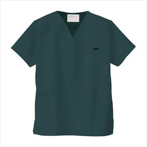 パントン スクラブ（男女兼用） 7000SC(3L) モスグリーン3Lモスグリーン【フォーク】(7000SC)(23-2190-05-15)【1単位】