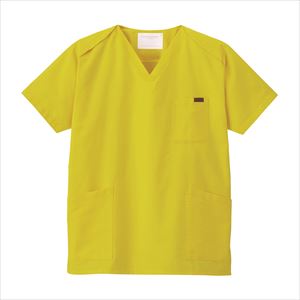 パントン スクラブ（男女兼用） 7000SC(3L) マスタードイエロー3Lマスタードイエロー【フォーク】(7000SC)(23-2190-05-16)【1単位】
