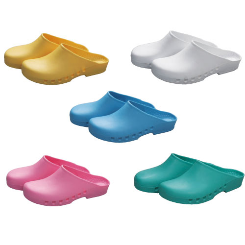 ホスピタルエコクログスモノトーン 34(22.0CM) ﾎｽﾋﾟﾀﾙｴｺｸﾛｸﾞｽ ホワイト(23-2195-00-01)【ビー