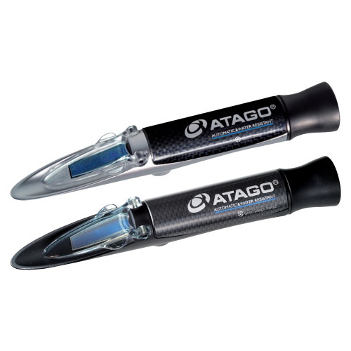 自動温度補正・防水機能付手持屈折計 テモチクッセツケイ(23-2224-03)MASTER-3PA(ジュシ)