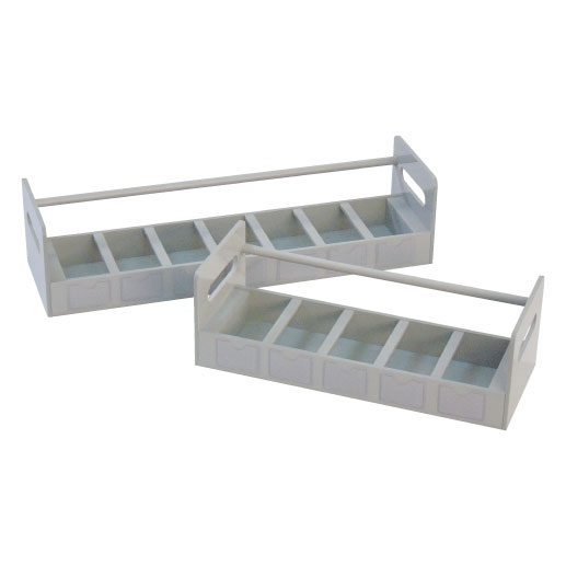染色バット台 7ｺﾖｳ(472X140X115) ｾﾝｼｮｸﾊﾞｯﾄﾀﾞｲ(23-2248-01)【日本医理器材】[1台単位](