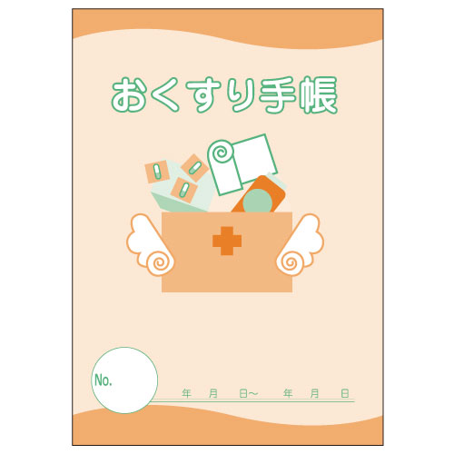 おくすり手帳 ｵｸｽﾘﾃﾁｮｳ(23-2723-00)2430(26P)100ｻﾂｲﾘ