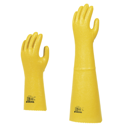 ダイローブ手袋 ２２０－５５ 04-189-01(L)ﾀﾞｲﾛｰﾌﾞﾃﾌﾞｸﾛ220-55L(23-2948-03)