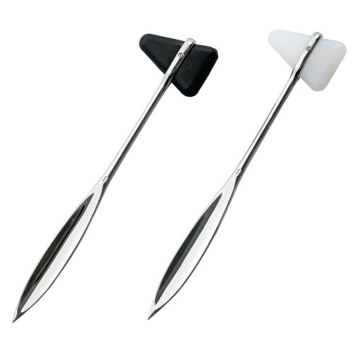 打診器（米式・テーラー）大・黒ゴム 240X55MM ﾀﾞｼﾝｷ(ﾃｰﾗｰ)ﾀﾞｲｸﾛｺﾞﾑ(23-3069-00)【松吉医科器