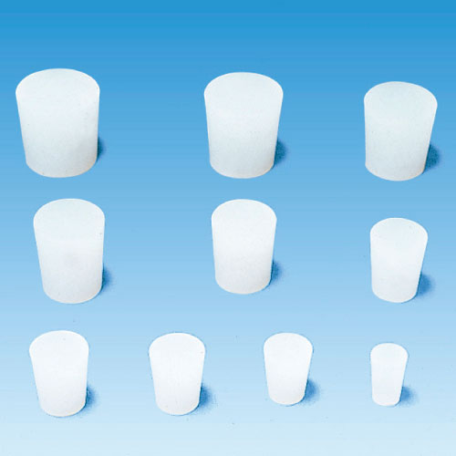 シリコン栓 NO.8 ｼﾘｺﾝｾﾝ(23-3270-08)【東京硝子器械】[1個単位](松吉医科器械)[個]