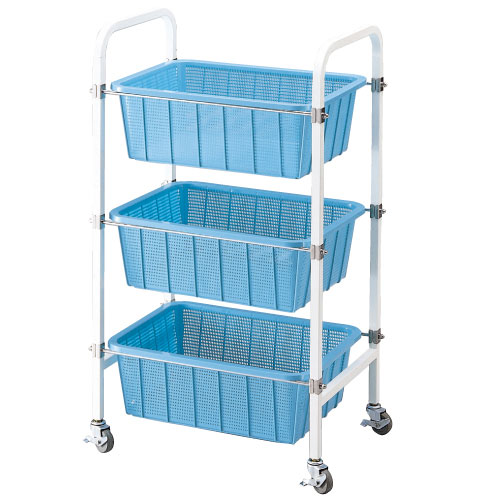 三段ワゴン 5139-01 3ﾀﾞﾝﾜｺﾞﾝ(23-3311-00)【日本医理器材】[1台単位](松吉医科器械)[台]