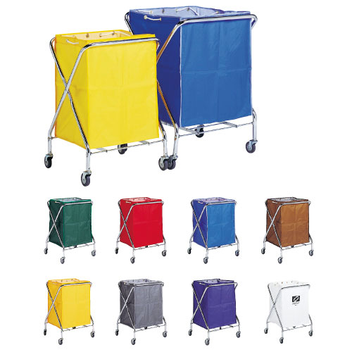 ＢＭダストカート（袋）小 DS-232-310 BMﾀﾞｽﾄｶｰﾄ(ﾌｸﾛ)ｼｮｳ 灰(23-3323-00-06)【テラモト】