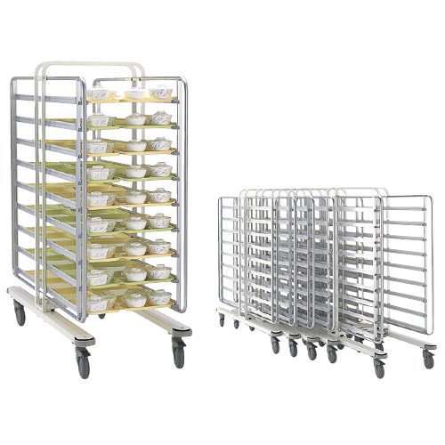 配膳車用トレー EST-1 ﾊｲｾﾞﾝｼｬﾖｳﾄﾚｰ オレンジ(23-3628-02-02)【エレクター】[1枚単位]