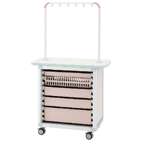 作業台（ハンガー付対面タイプ） WT-0915-2(ﾎﾝﾀｲ:ﾌﾞﾙｰ) ｻｷﾞｮｳﾀﾞｲ ブルー(23-3639-01-02)【サカセ化学工業】[1台単位]