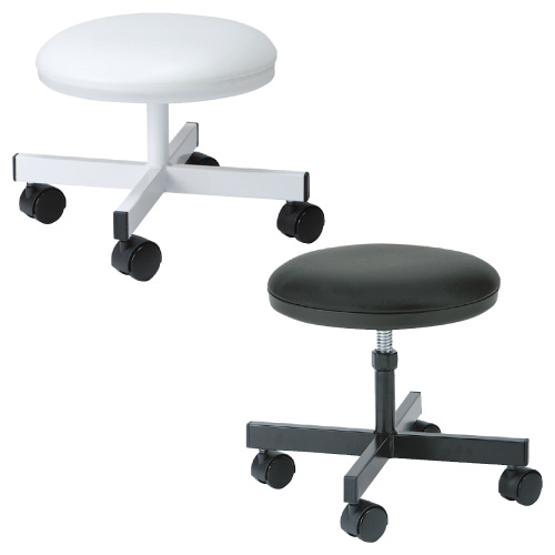 フットケアチェア（回転昇降式） ﾌｯﾄｹｱﾁｪｱ(ｶｲﾃﾝｼｮｳｺｳｼｷ(23-3682-01)SN-FC003B(ﾌﾞﾗｯｸ)