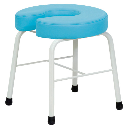 高田ベッド製作所 Ｕ型チェア Uｶﾞﾀﾁｪｱ TB-599(ｹｲ41XH47CM)【1台単位】(23-3808-00) ビニルレザー茶