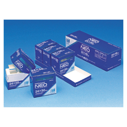 松浪 カバーグラスＮＥＯ ﾏﾂﾅﾐｶﾊﾞｰｶﾞﾗｽNEO(23-5068-09)25X40(200ﾏｲX5ﾊｺｲﾘ)