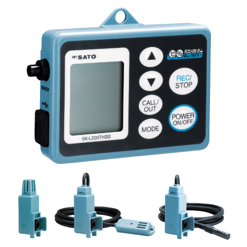 データロガー記憶計 一体型センサ SK-L200TH2A-1ﾃﾞｰﾀﾛｶﾞｰｷｵｸｹｲ(23-5074-02)