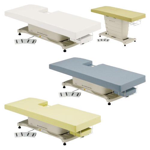 超音波検査用電動診察台KC-2570C(23-5351-02)(松吉医科器械)[台]