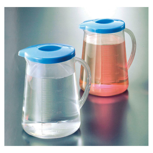 蓄尿瓶ユリナルジョッキ 3000ML(ｴﾝﾋﾞｾｲ) ﾁｸﾆｮｳﾋﾞﾝﾕﾘﾅﾙｼﾞｮｯｷ(23-5493-00)【西部】[1個単