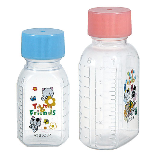 タマ投薬瓶（未滅菌） ﾀﾏﾄｳﾔｸﾋﾞﾝ(ﾐﾒｯｷﾝ)(23-5636-02)100ML(200ﾎﾟﾝｲﾘ)キャップ：竹 キャッ