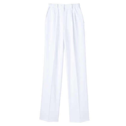 ナースウェア ツータックパンツ ﾅｰｽｳｪｱﾂｰﾀｯｸﾊﾟﾝﾂ(23-5811-02)WH10342(L)ﾎﾜｲﾄ