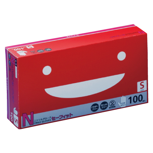 ニトリルグローブ セーフィット(23-6110-01)(松吉医科器械)[箱]