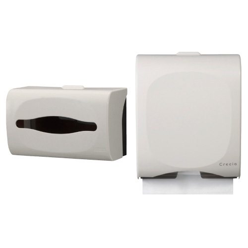 ハンドタオルディスペンサー２００ 04160 ﾊﾝﾄﾞﾀｵﾙﾃﾞｨｽﾍﾟﾝｻｰ200(23-6199-02)【日本製紙クレシア】