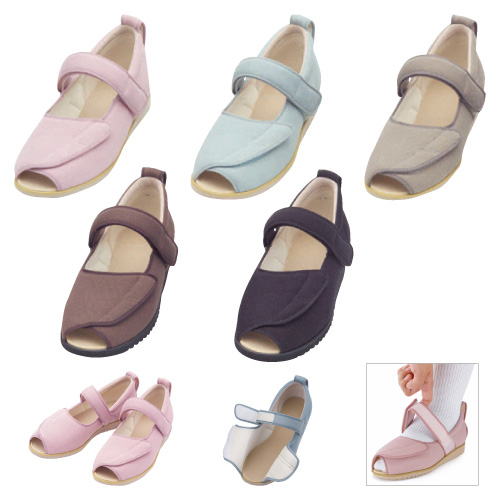 あゆみ オープンマジックⅡ（両足） ｱﾕﾐｵｰﾌﾟﾝﾏｼﾞｯｸ2(ﾘｮｳｱｼ(23-6233-06)1015(5L/27.0-27.5CM)Ｍグレー Ｍグレー