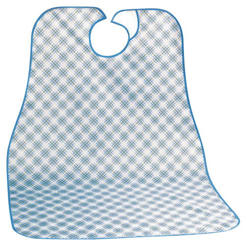 ポラミー食事用エプロン 80X118CM ﾎﾟﾗﾐｰｼｮｸｼﾞﾖｳｴﾌﾟﾛﾝ リーフオレンジ(23-6301-00-04)【川本