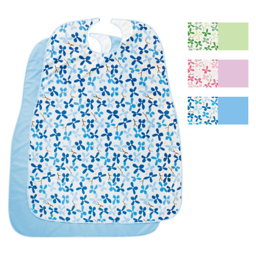 食事前掛（２枚組） 1030(77X100CM) ｼｮｸｼﾞﾏｴｶｹ2ﾏｲｸﾐ グリーン(23-6302-00-01)【特殊衣料】[1組単位]