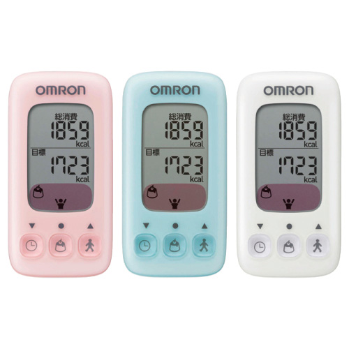 活動量計 カロリスキャン ｶﾂﾄﾞｳﾘｮｳｹｲｶﾛﾘｽｷｬﾝ(23-6609-00)HJA-310-PK(ﾋﾟｰﾁ)