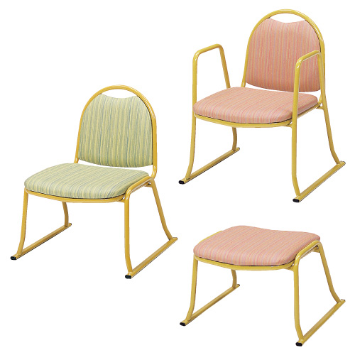 畳用正座チェア ﾀﾀﾐﾖｳｾｲｻﾞﾁｪｱ(23-6624-02)M-6LN(ｾﾅｼ･ﾋｼﾞﾅｼ)ピンク ピンク