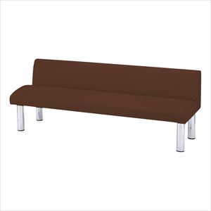 ロビーチェア HKZ-18A(180X59X65CM ﾛﾋﾞｰﾁｪｱ ミルキーホワイト(23-6717-00-01)【ニシキ工業