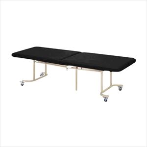 二つ折診察台 QM-1860(60X180X50CM) ﾌﾀﾂｵﾘｼﾝｻﾂﾀﾞｲ サックスブルー(23-6916-00-04)【
